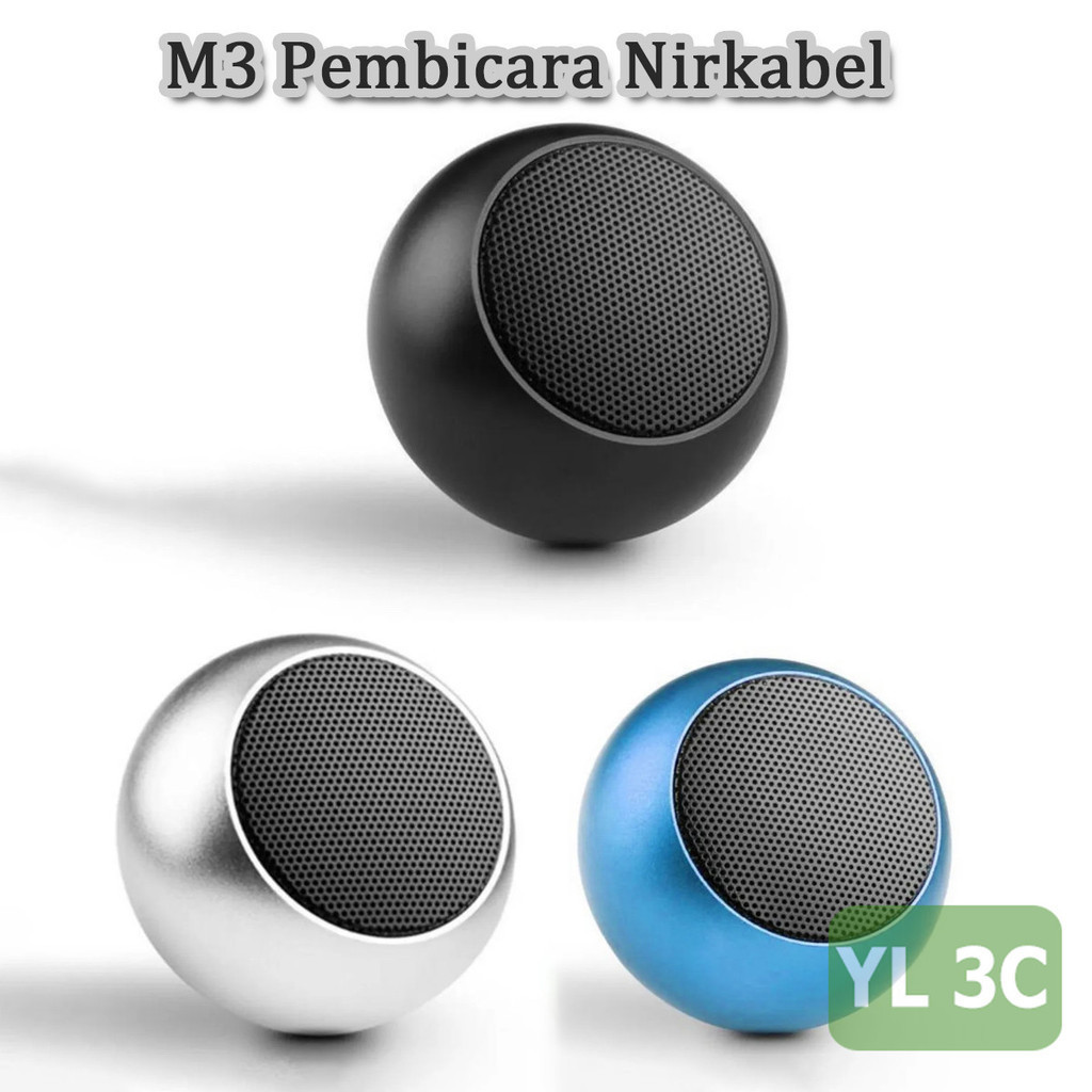 Jual M3 Speaker Bluetooth Logam Portabel Meriam Baja Kecil Meriam Bass ...