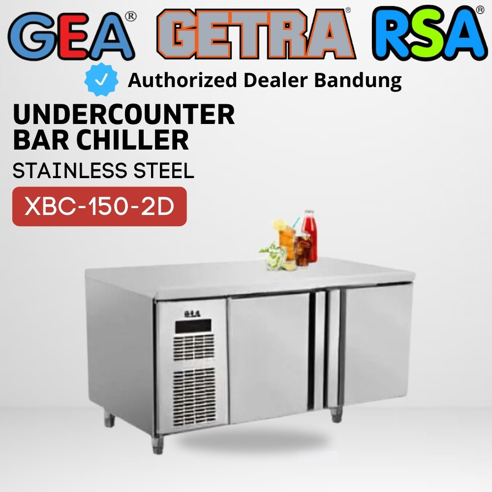 Jual RSA XBC-150-2D Undercounter Chiller Bar Stainless Kulkas 2 Pintu ...