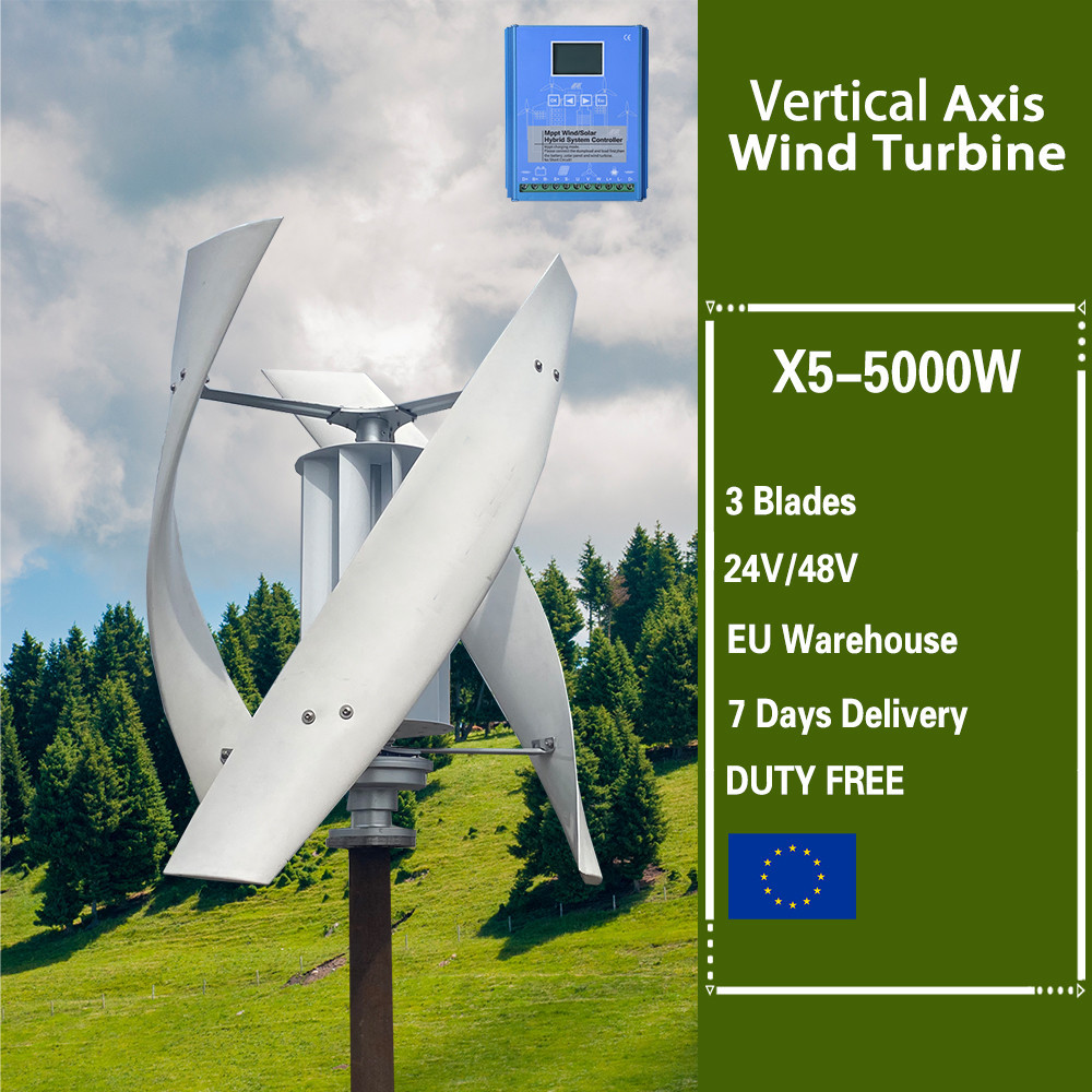 Jual 5KW Vertical Axis Maglev Windmill Turbine High Voltage Generator ...