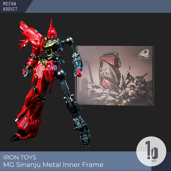 Jual Metal Inner Frame for MG MSN 06s Sinanju by Iron Toys | Shopee ...