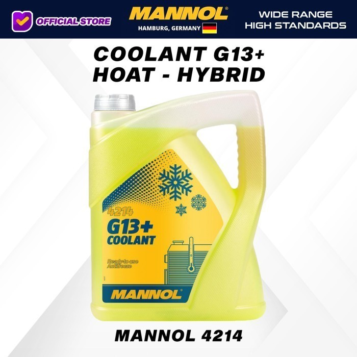 Jual MANNOL Coolant G13+ | HOAT - Hybrid Organic Acid Technology | 5L ...