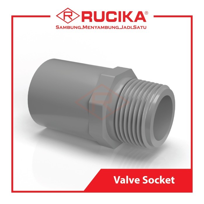 Jual Valve Socket Rucika 3/4