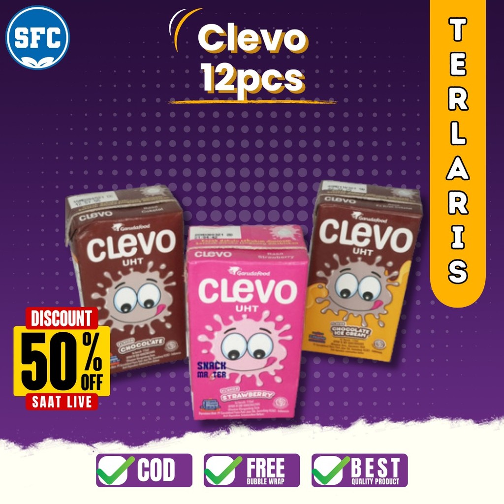 Jual PAKET MURAH MINUMAN SUSU UHT CLEVO TERMURAH SUSU KOTAK KEKINIAN ...