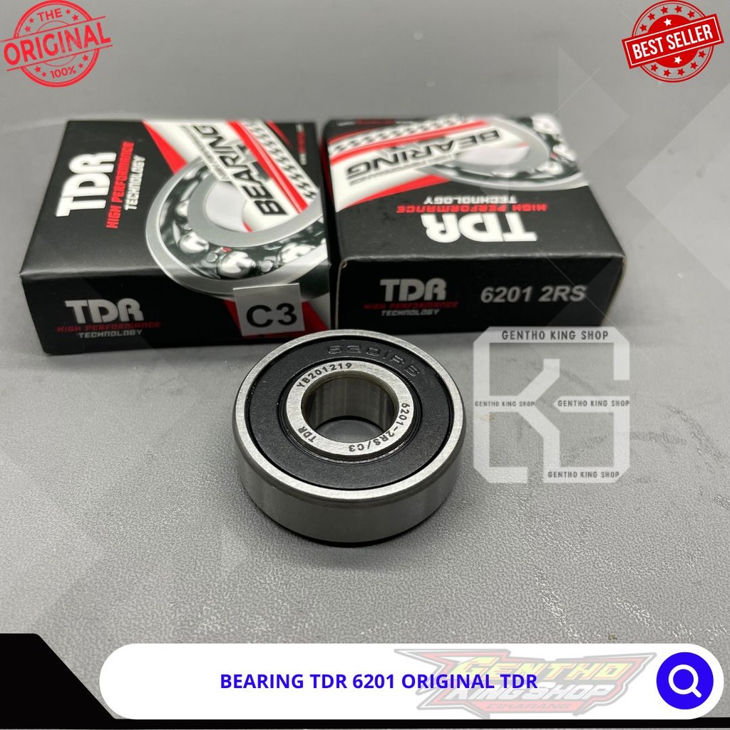 Jual 1 PCS Bearing Laher Roda Depan TDR Racing 6201 Honda Vario 125 ...