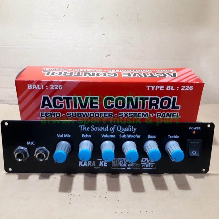 Jual Modul Kit Speaker aktif .Tone control/ Mic /Subwoofer with panel