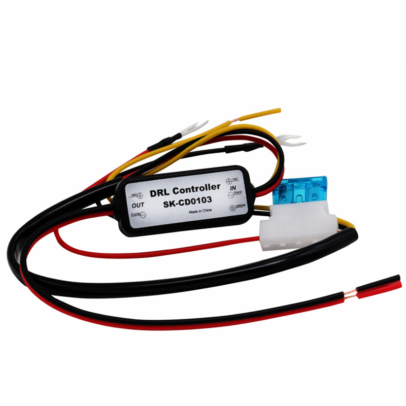 Jual DRL Controller Auto Car LED Daytime Running Light Relay Harness ...
