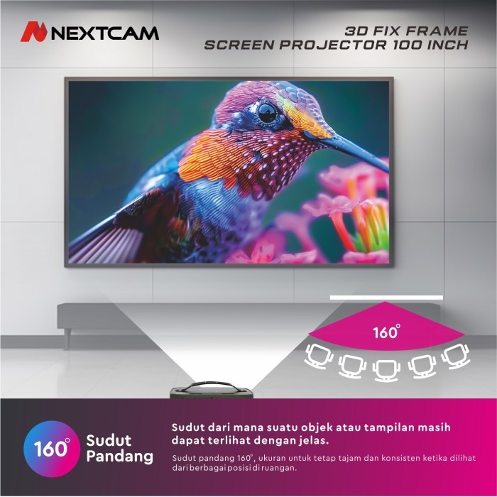 Jual Nextcam Screen Projector 100