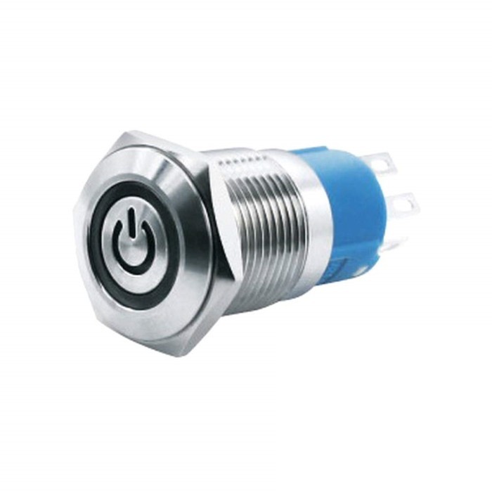 Jual Saklar On Off LED Push Button Motor Mobil Tanpa Kabel | Shopee ...