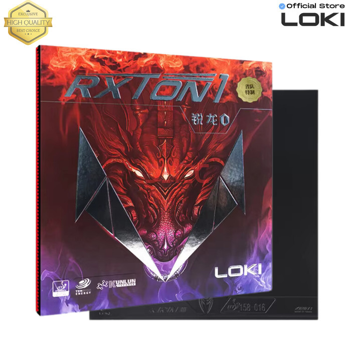 Jual LOKI RXTON 1 SPECIAL Rubber Pingpong - Tenis Meja Karet Raket ...