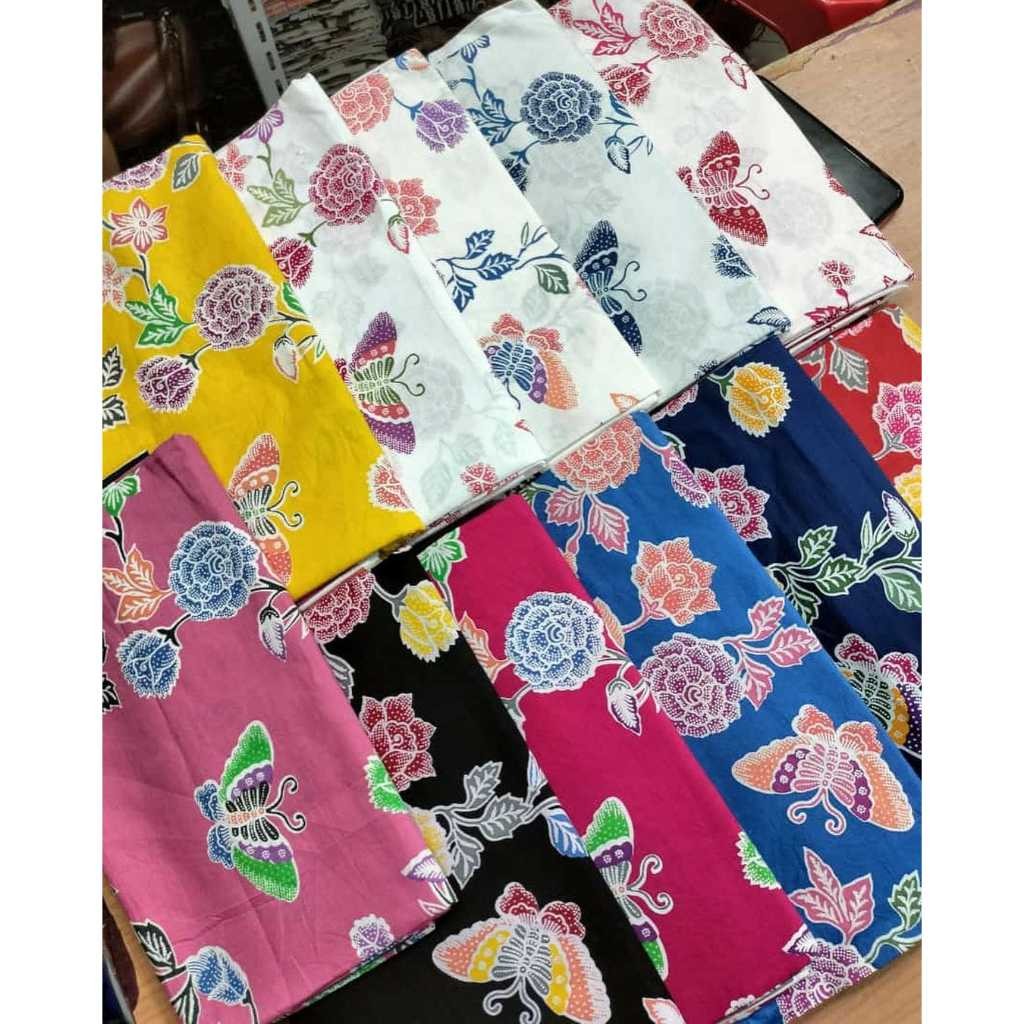 Jual Kain Batik SOLO motif bunga rambat | Shopee Indonesia