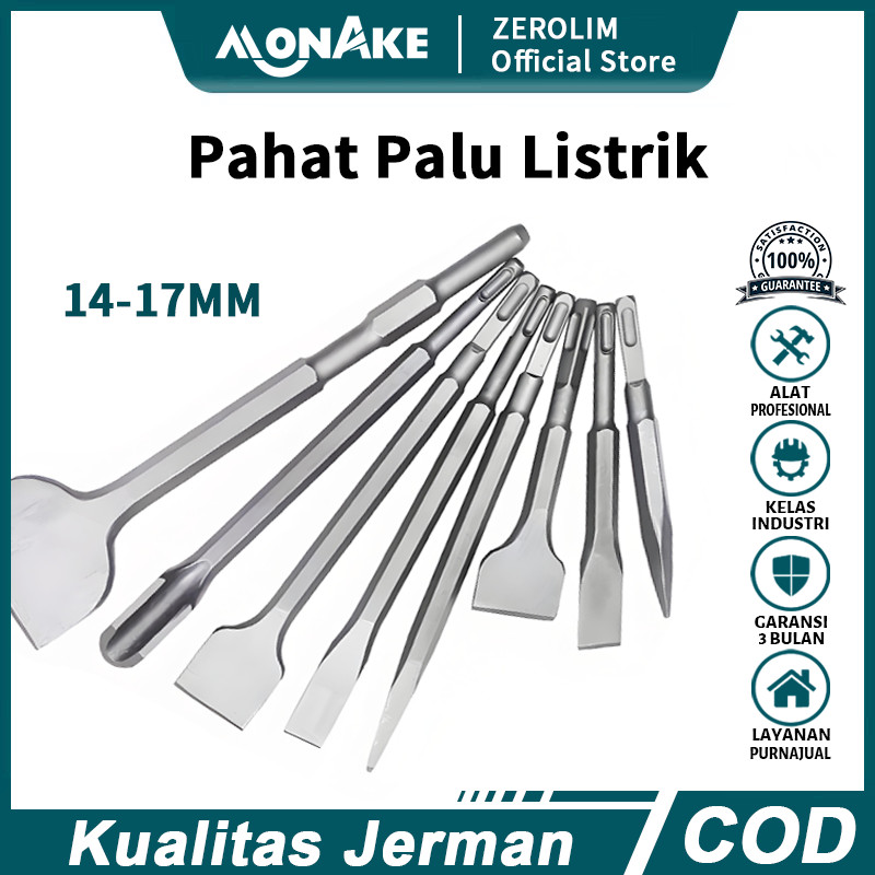 Jual MONAKE JERMAN Mata Bor Pahat Beton SDS 14-17mm (COD) Set Pahat ...