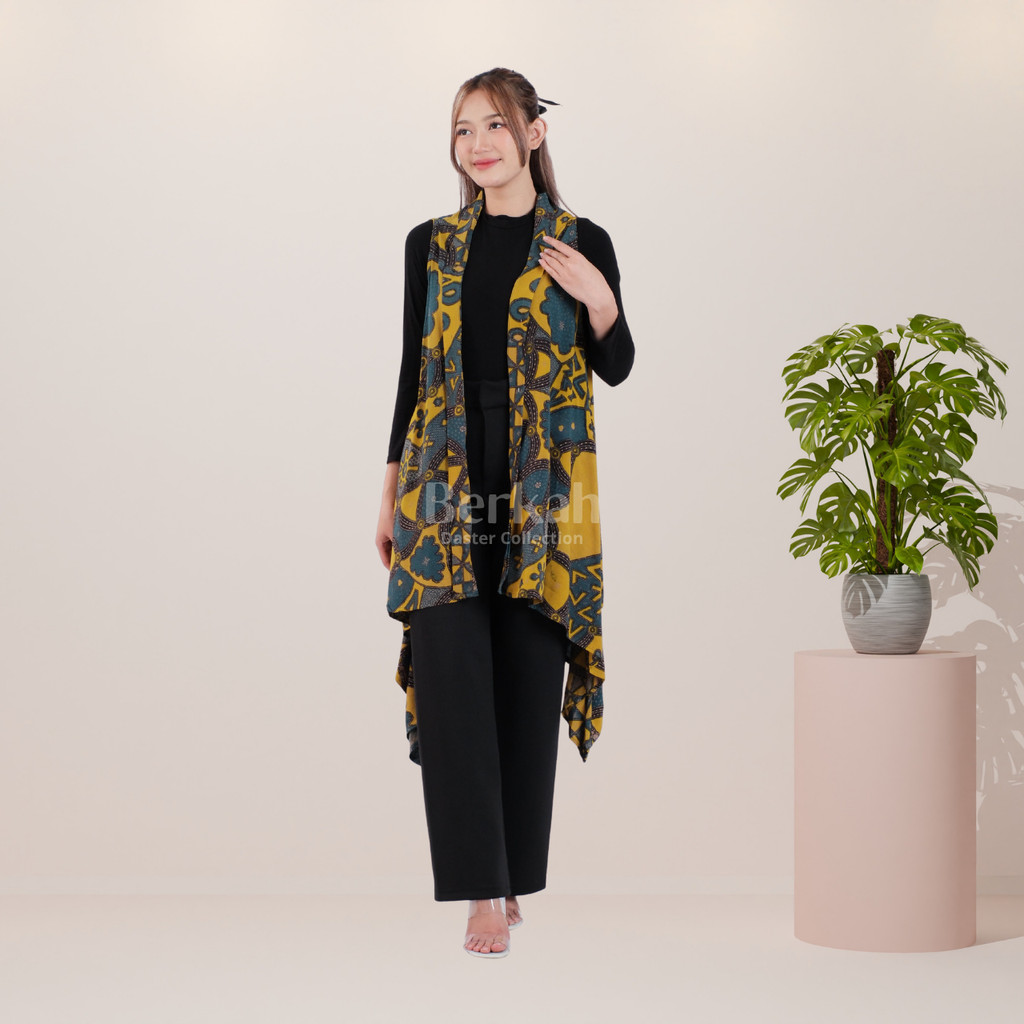 Outer Batik Tanpa Lengan Surya Teja 4