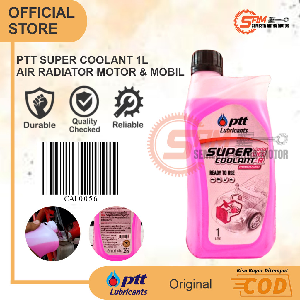 Jual PTT Air Radiator Super Long Life Coolant 1L Cairan Pendingin Mesin ...