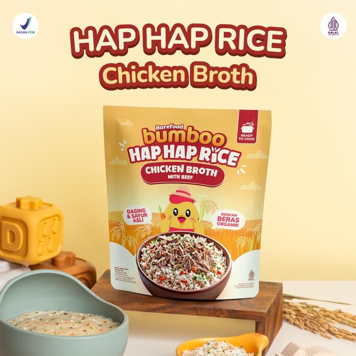 Jual Bumboo HapHap Chicken Broth Rice with Beef | Shopee Indonesia