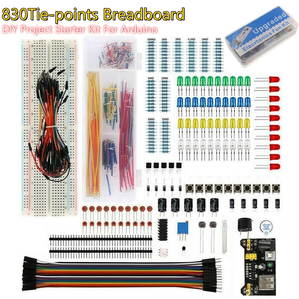 Jual Electronic Components Kit Pack Starter DIY Project For Arduino UNO ...