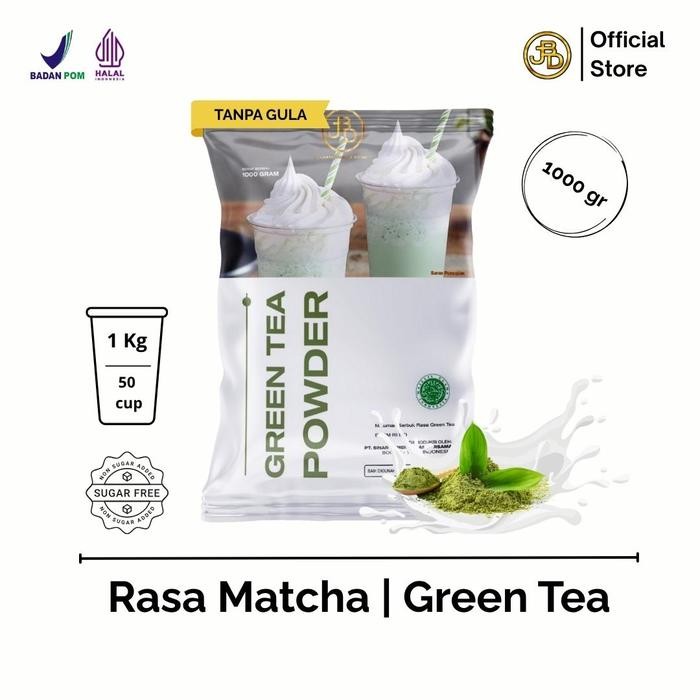 Jual Bubuk minuman Premium Rasa Matcha Green Tea 1Kg JBD | Jakarta ...