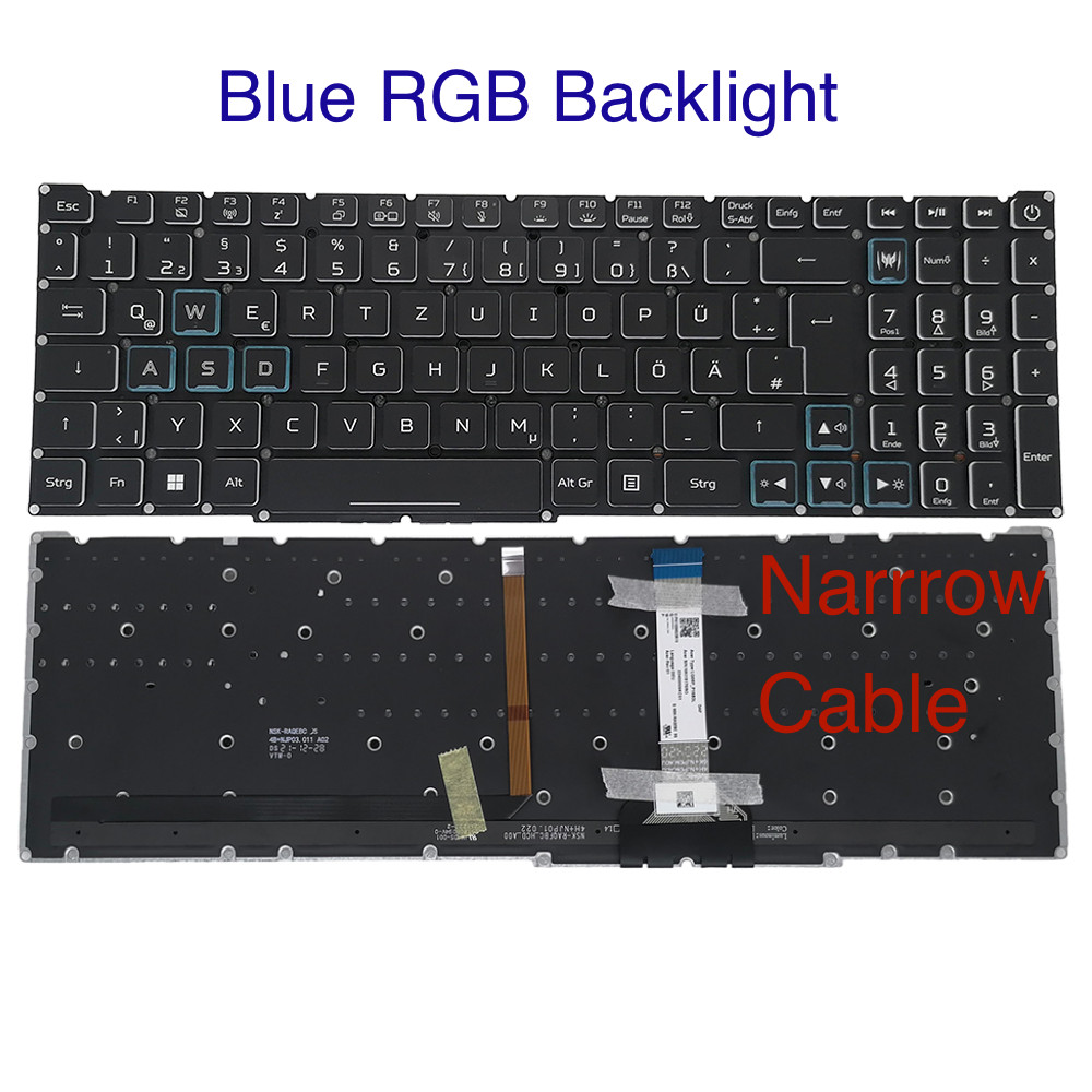Jual PREORDER Hebrew German Backlit Keyboard for Acer Predator Helios ...