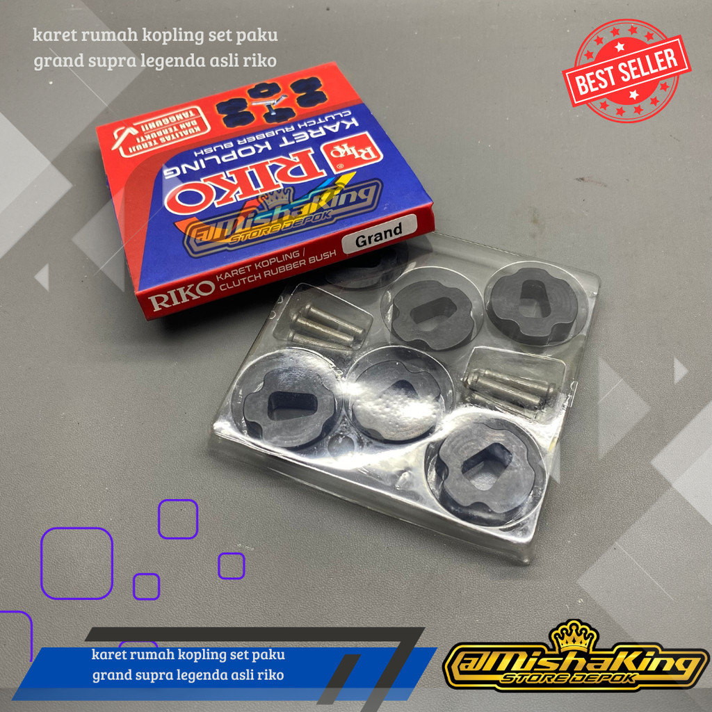 Jual KARET KOPLING SET GRAND LEGENDA SUPRA X FIT NEW RIKO PLUS PAKU ...