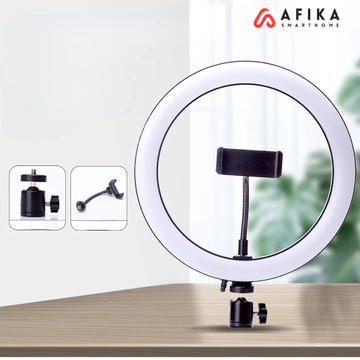 Lampu Ring Light 120 LED 10W Dimmable 2700 7000K 10Inch