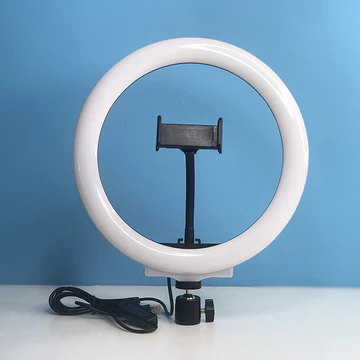 Lampu Ring Light 120 LED 10W Dimmable 2700 7000K 10Inch