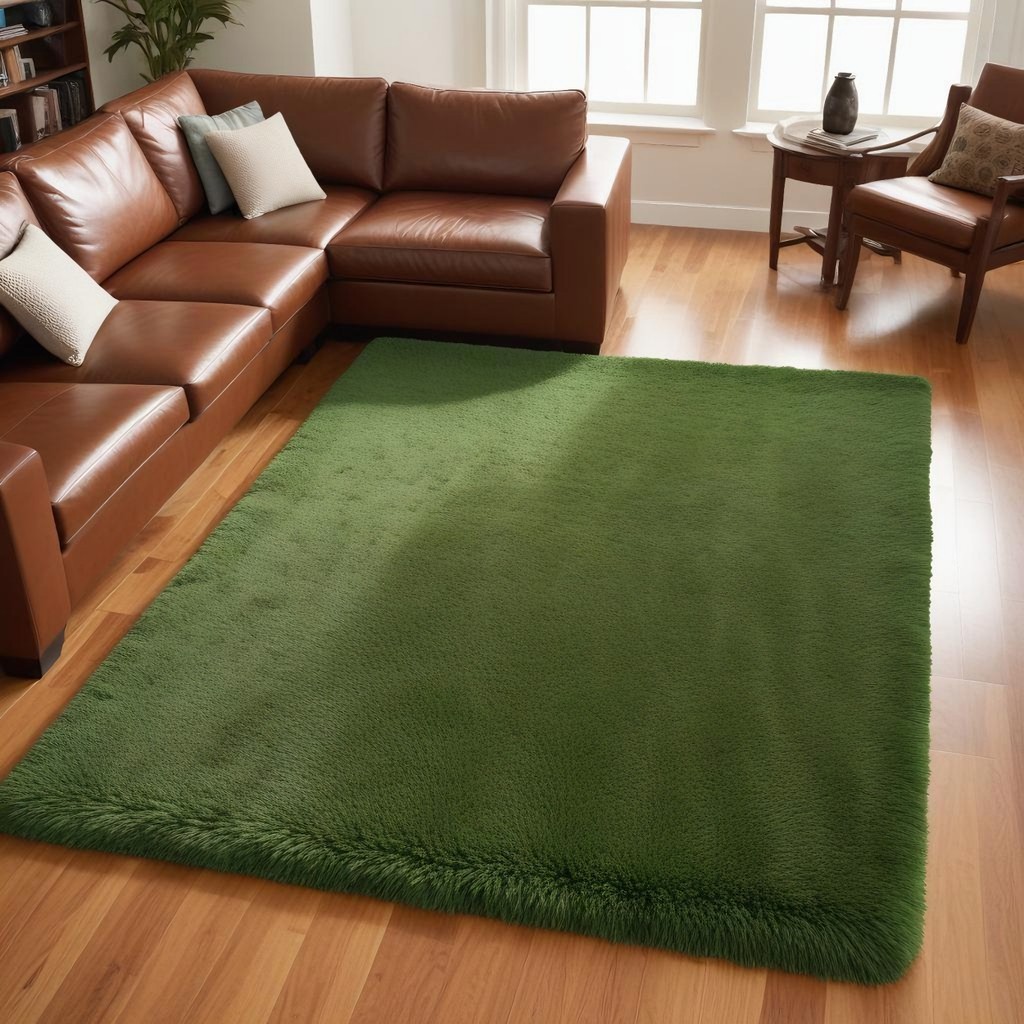 Jual Karpet bulu rasfur empuk ukuran 160 cm x 100 cm x 3.5 cm isi busa ...
