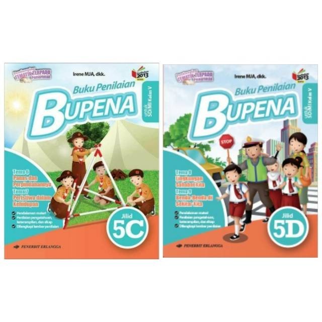 Jual Buku Bupena 5C 5D Revisi K13N Erlangga | Shopee Indonesia