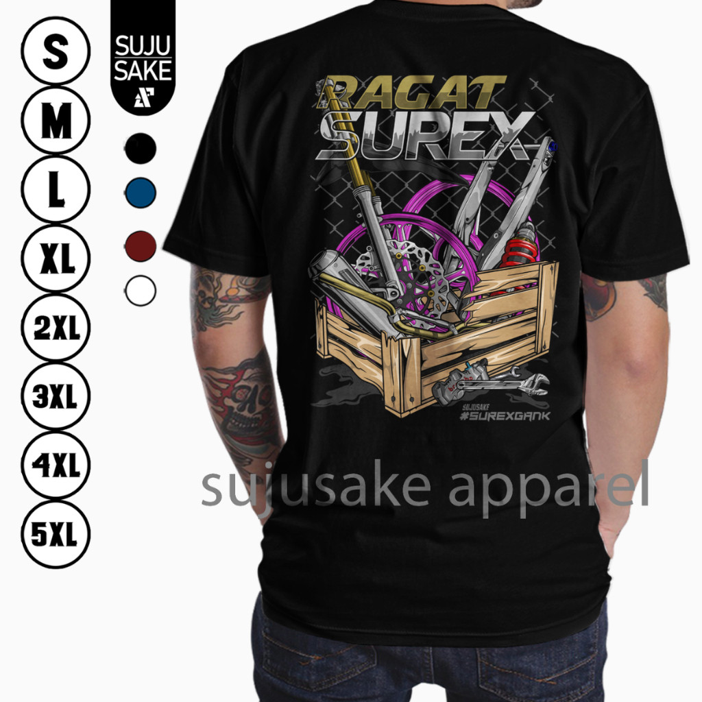 Jual Baju Kaos Atasan Pria Ragat Surex Crf Style Gank Distro Original ...