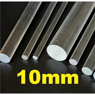 Jual Pipa solid Acrylic pipe, silinder, dowel, rod diameter 10mm ...