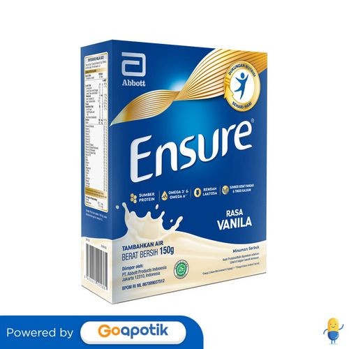 Jual Ensure Elite Activ Rasa Vanila 150 Gram Box | Shopee Indonesia