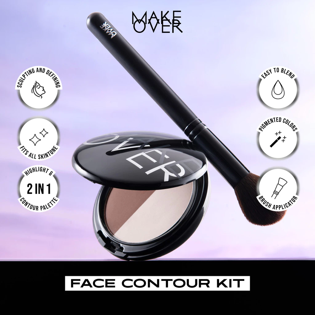 Make Over Face Contour Kit 12 g - Kontur dan Sorotan Wajah