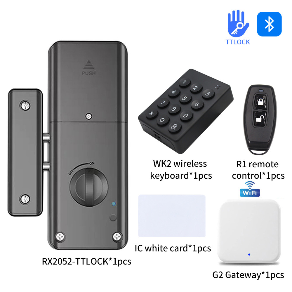 Jual TTLOCK Compatible Wireless Keypad and Smart Electric Motor Lock ...