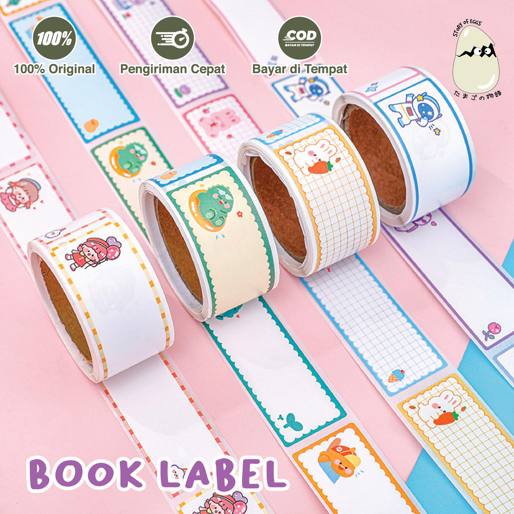 Jual 60 pcs Sticker l Label Nama l Book Label Sticker l Label nama Anak ...