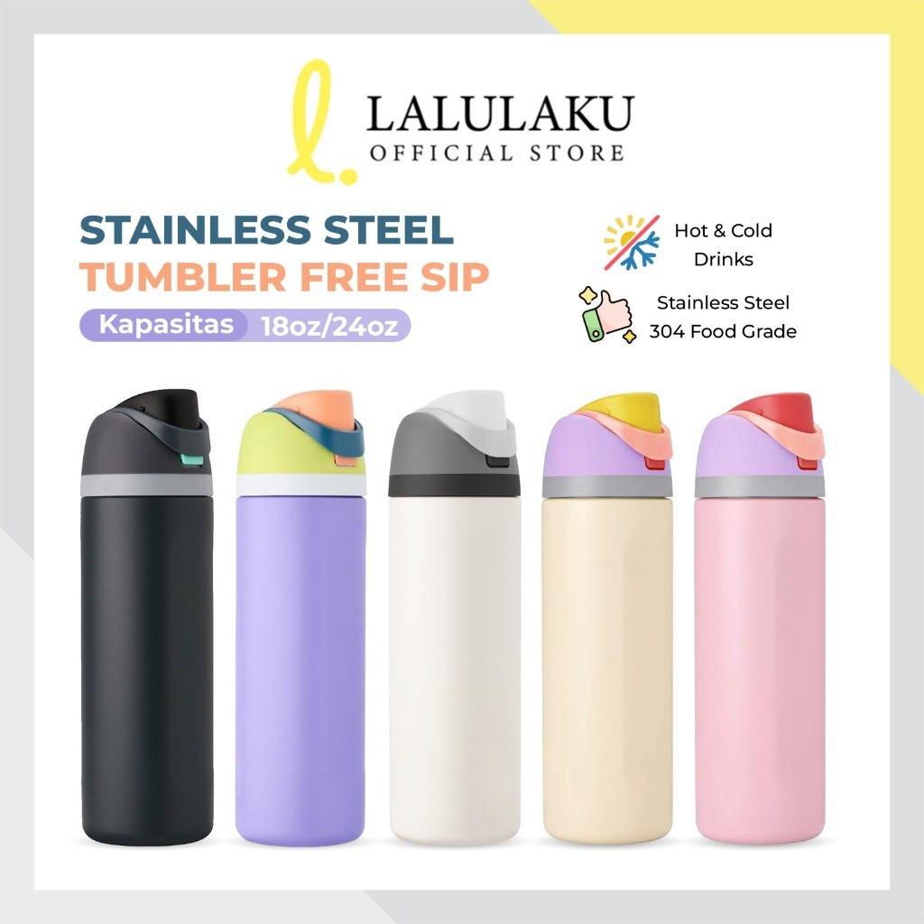 Jual Botol Tumblr Tumbler Termos Owala FreeSip 24 Oz 710 ML 19 Oz 560ml ...