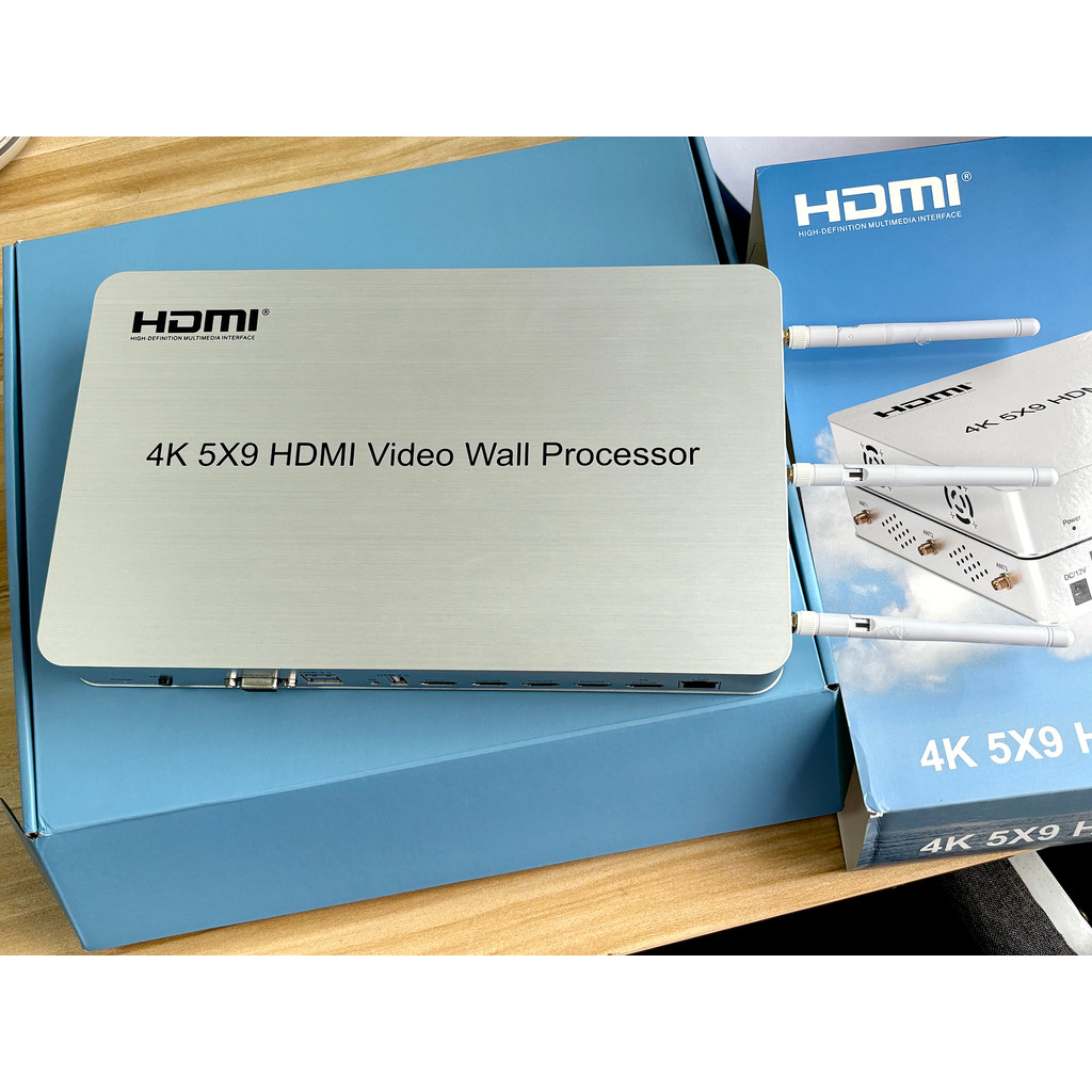 Jual Free Rotate Zoom in Out Move 5x9 HDMI Video Wall Controller 4k ...