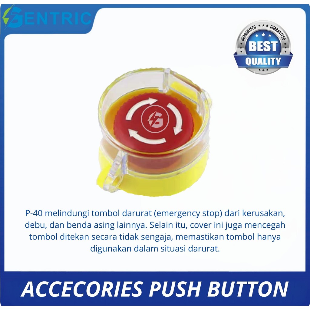 Jual ACCESORIES PUSH BUTTON / COVER / TUTUP TRANSPARAN PUSH BUTTON ...
