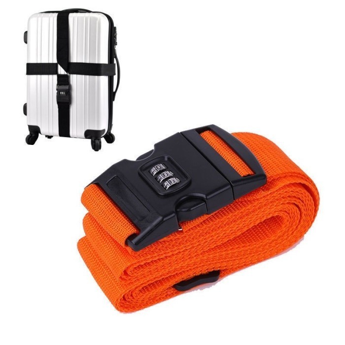 Jual Koperzo Travel Luggage Belt Strap With Code Lock TPB Shopee
