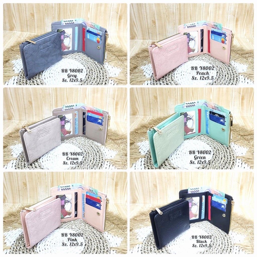 Jual Dompet Simple lipat wanita Dompet Fashion multifungsi kekinian ...