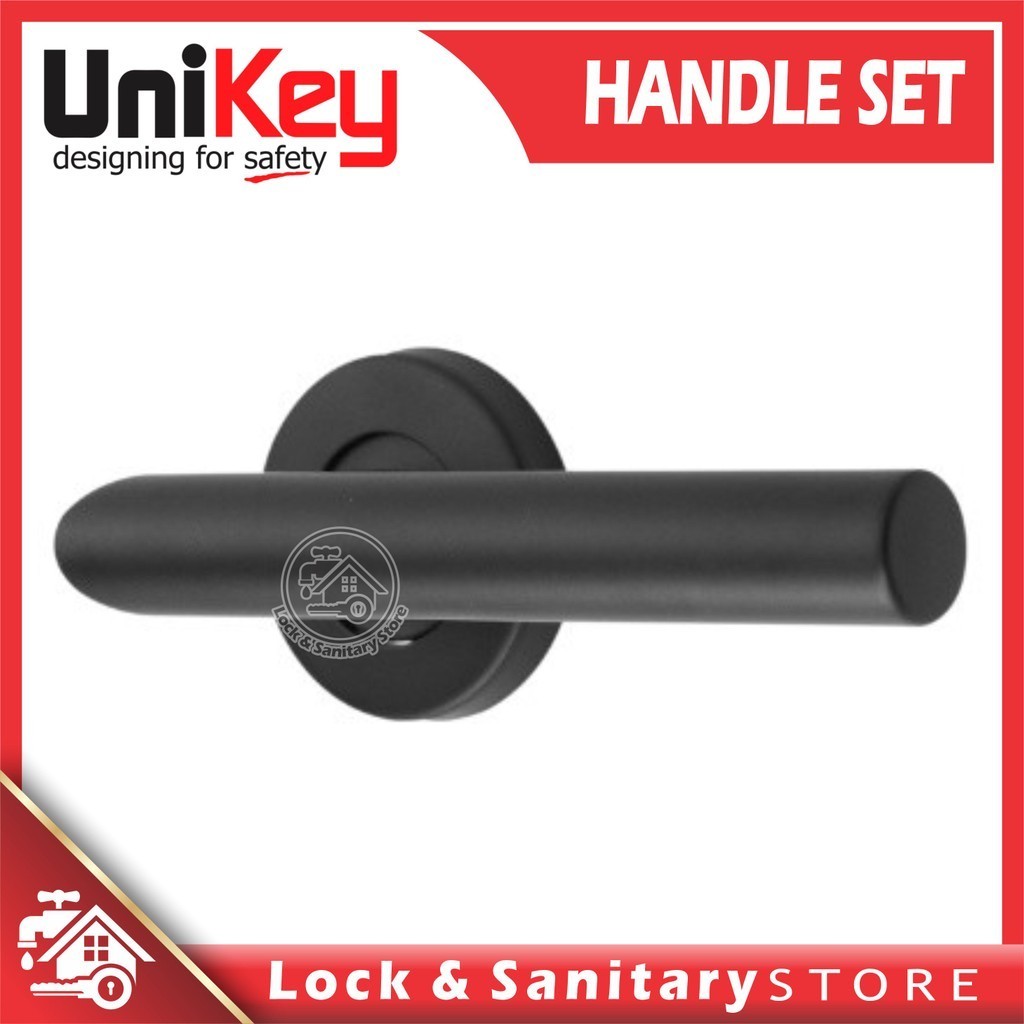 Jual Handle Pintu Set UNIKEY UK 219.51 BK Gagang Pintu Body Kunci ...