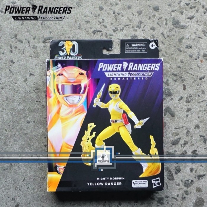 Jual Power Rangers Lighting Collection Remastered YELLOW RANGER MMPR ...