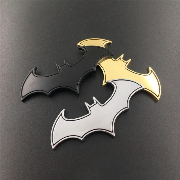 Jual Emblem Sticker Timbul 3D BATMAN Batmobile Mobil Motor Logo Bat ...