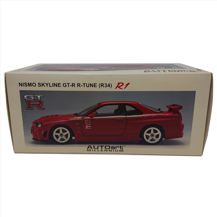 オートアート ニスモ スカイライン GT-R R-TUNE R34 R1（オート
