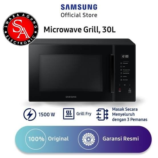 Jual Microwave Oven With Grill 30 Liter SAMSUNG Type : MG30T5068CK