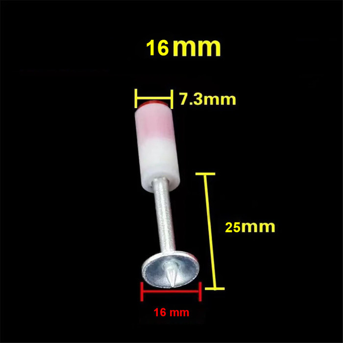 Jual [PACK] Refill Paku Ramset 7.3 x 16mm Tembak Gun Beton Manual Round ...