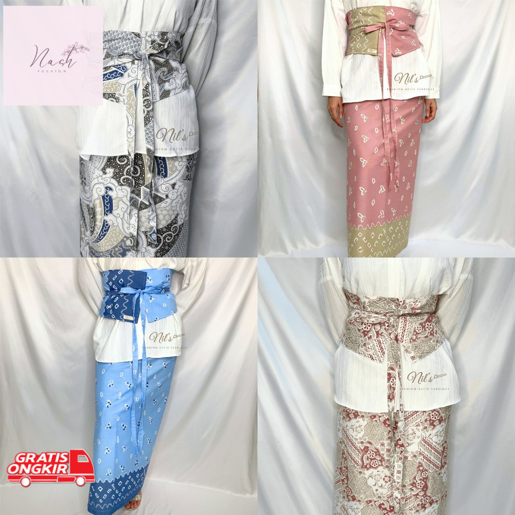 Jual Rok Terkini / (FREE RING) One set Batik Kondangan Bridesmaid Rok ...