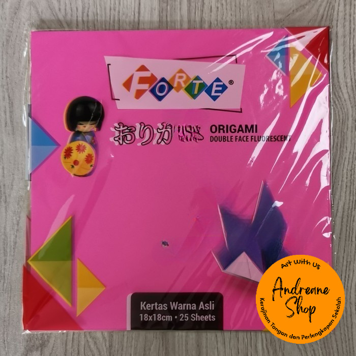 Jual Kertas Origami Forte Double Side 18x18 cm | Shopee Indonesia
