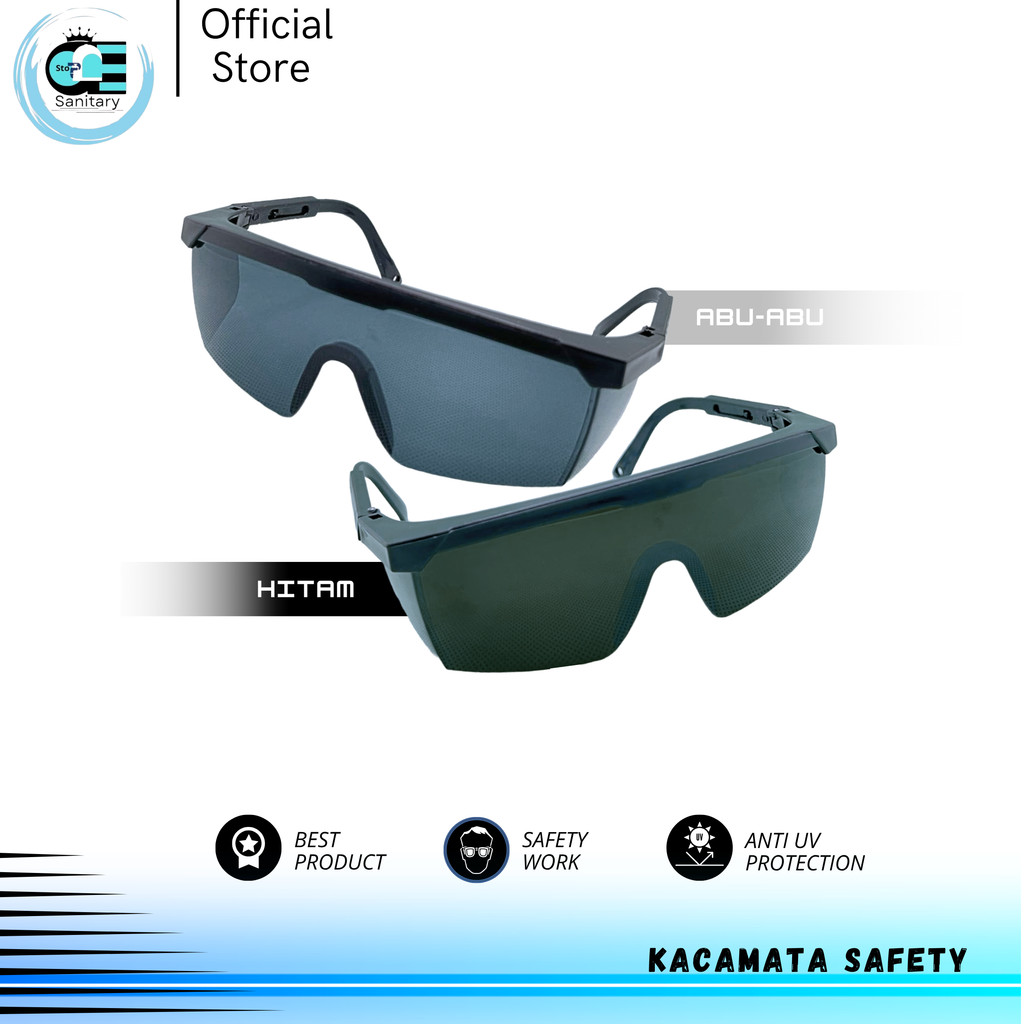 Jual ots Kacamata Hitam / Kacamata Safety / Kacamata Kerja / Kacamata ...