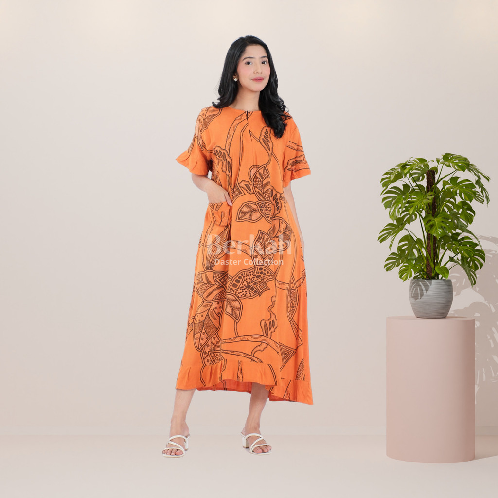 Daster Batik Rayon Busui Resleting Surya Teja 4