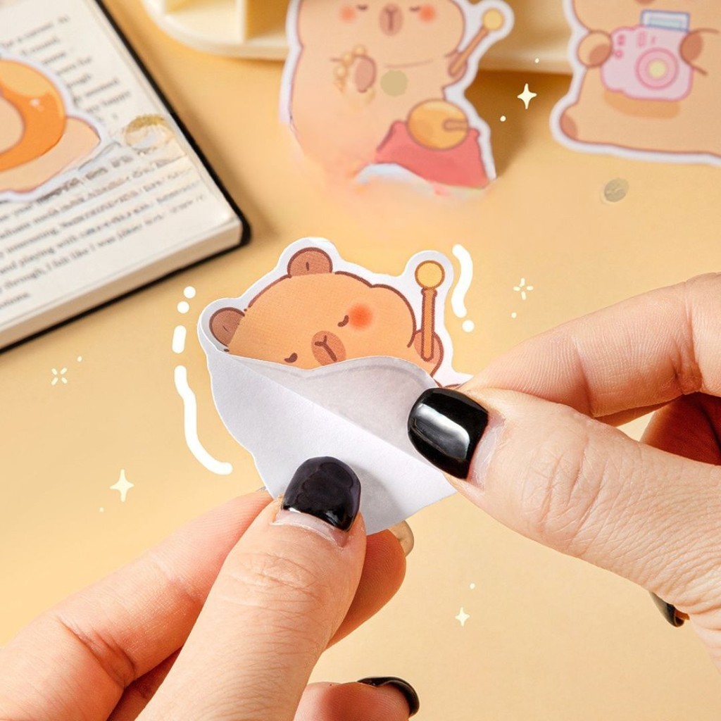 Jual GOJI Sticker Capybara 30pcs Cutting Stiker Lucu Mate Dof Jurnal MO ...