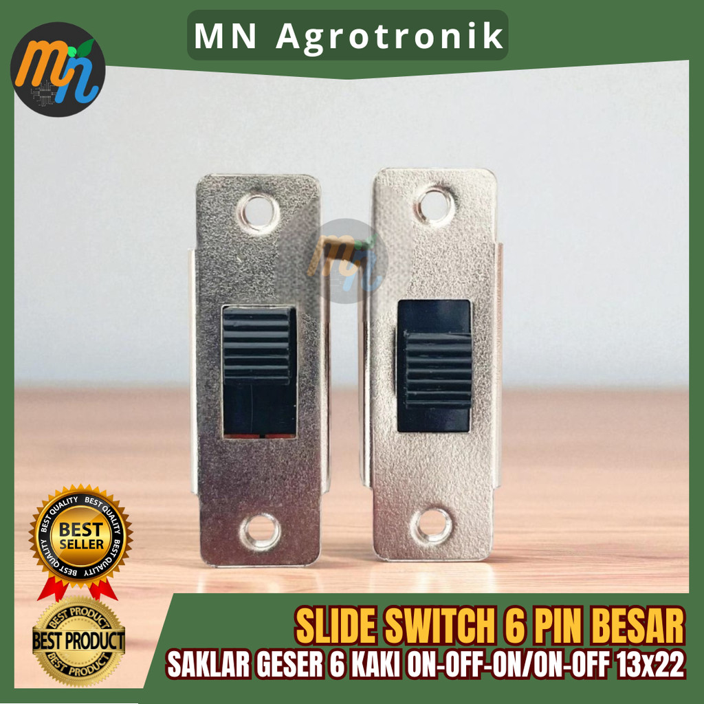 Jual SLIDE SWITCH 6 PIN BESAR SAKLAR GESER 6 KAKI ups SWITCH SLIDE ON ...