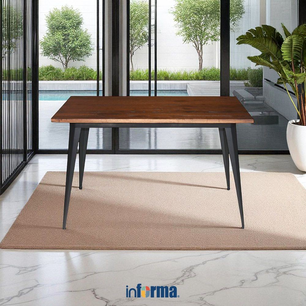 Jual Informa Lambeth Meja Makan - Hitam Dining Table Dinner Table Meja ...